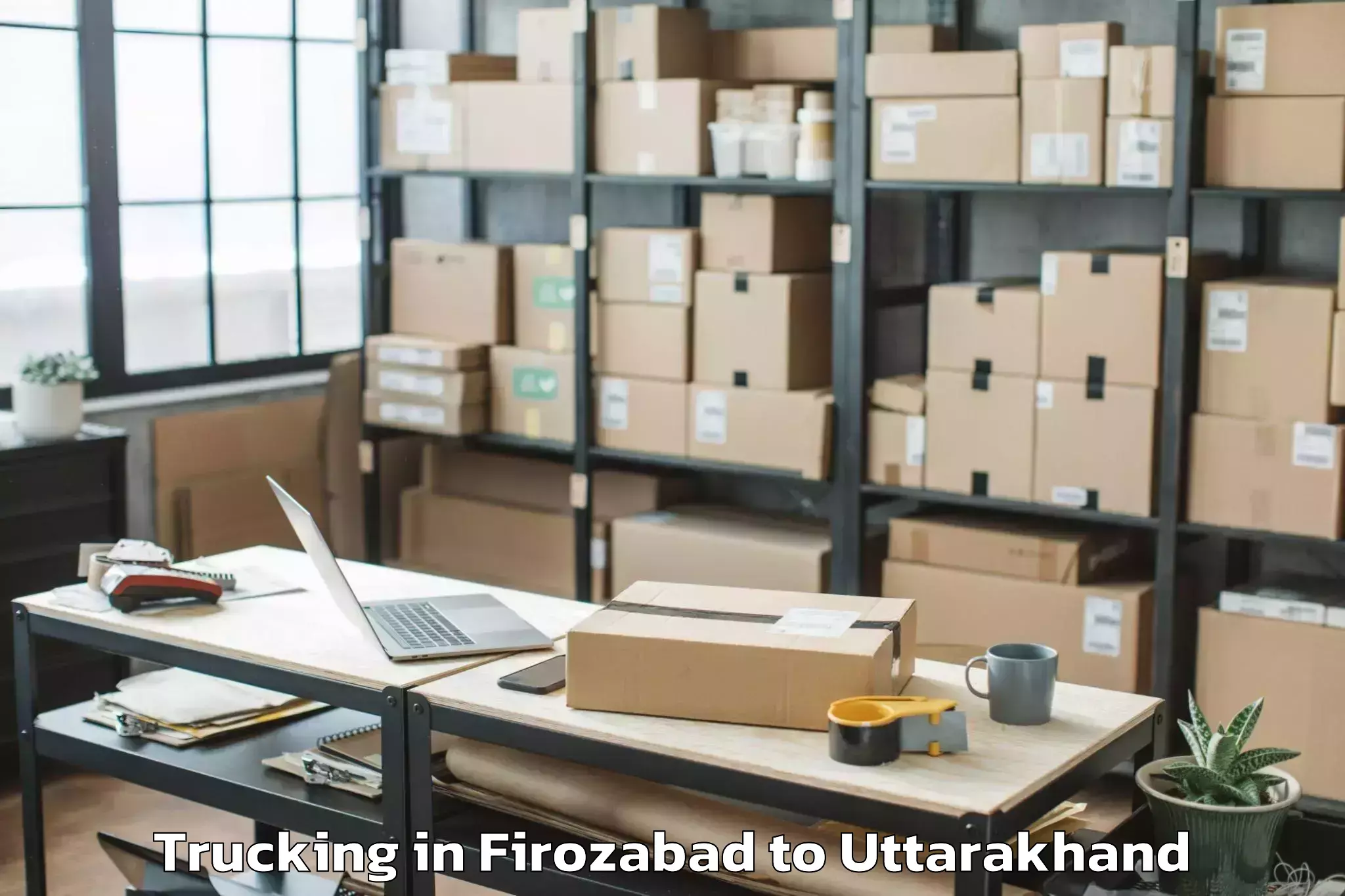 Book Firozabad to Srinagar Pauri Garhwal Trucking Online